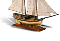 Schooner full-hull ship model by Mark Sutherland