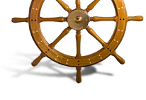 Ship's wheel by Bob Fuller