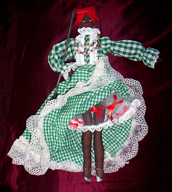 Bomba Y Plena Dancing Doll, Puerto Rican doll making, 2010; Ashland, Massachusetts;