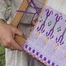 Lithuanian pick-up weaving