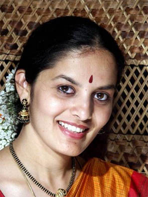 Portrait, Indian dancer, 2009; Sridevi Ajai Thirumalai; Westborough, Massachusetts;