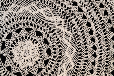 Doily; Armenian needle lace: Almas Boghosian (b. 1907)