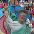 A replica of St. Peter on Amy Clayton's hat; St. Peter's Fiesta Hats; 2012: Gloucester, Massachusetts