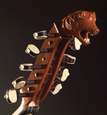 Head of Hardangerfele; Musical instrument maker; 2003; Dave Golber (b. 1944)