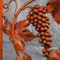 Frame with grapevine; Ornamental woodcarving apprenticeship; 2014: Hampden, Massachusetts