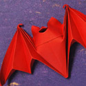 Good luck bats; Origami artist; 2014: Haverhill, Massachusetts