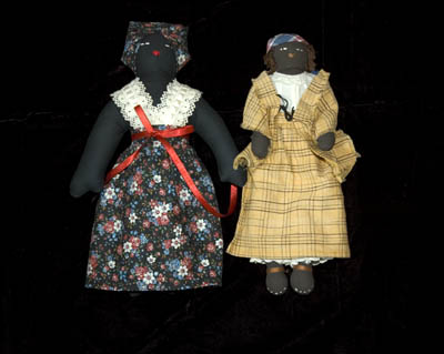 Two black dolls; Dollmaking; 2009: 